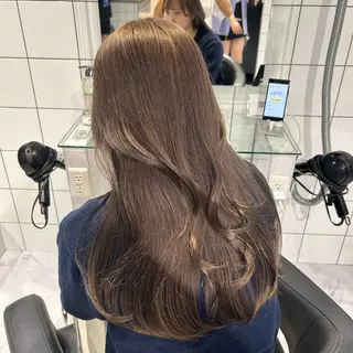 ロング カラー 表参道/透明感カラー /暗髪/ジュキヤのヘアスタイル