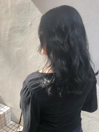 セミロング カラー SALOWIN三軒茶屋店所属・髪質改善/艶髪 やまなかのヘアスタイル