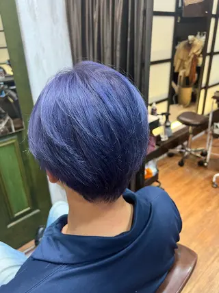 ショート メンズ 【縮毛矯正/カラー】 今野寛己のヘアスタイル