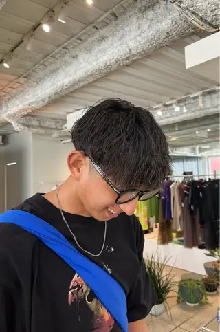 パーマ メンズ ANY/メンズ特化/ シバヤ　ユウキのヘアスタイル