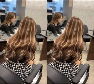 ロング LAWE.北堀江/ 韓国エクステのヘアスタイル