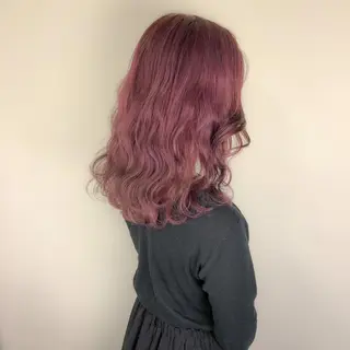 セミロング カラー 💗💗韓国レイヤー yu-ki💗💗のヘアスタイル