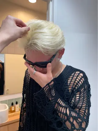 ショート カラー laff 新宿所属・ボブ/ケアパーマ/ レイヤー/縮毛矯正のヘアスタイル