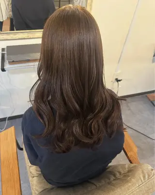 カラー Sherry/R 三川町　木村祐里奈のヘアスタイル