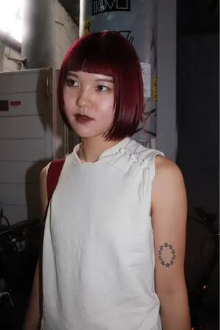 ミディアム カラー ヘアアレンジ @kyoniyy KYONIのヘアスタイル