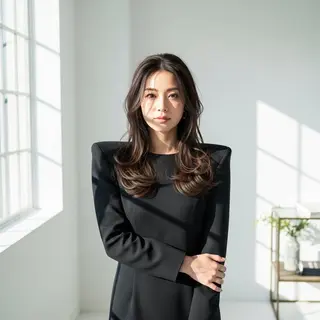 セミロング ✂︎ ｼﾝﾀｸ ✂︎のヘアスタイル