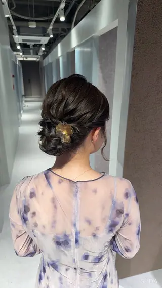 ヘアアレンジ ヘアアレンジ/ カラー/hazukiのヘアスタイル