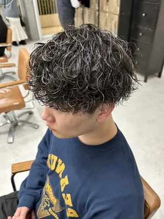 パーマ メンズ メンズカット/パーマ Tomomi💙のヘアスタイル