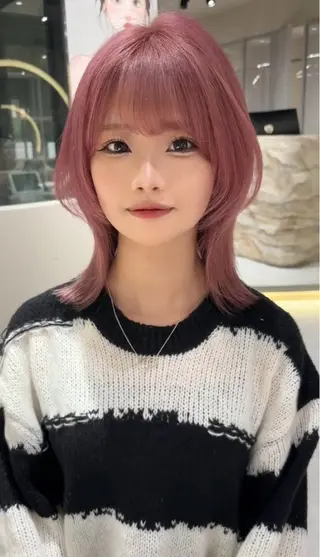 ミディアム まいか🤎髪質改善 ミルクティーボブ🎀のヘアスタイル