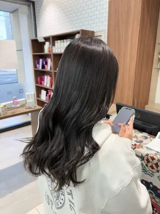 ロング カラー 艶髪/透明感カラー 🫧韓国ヘアのヘアスタイル