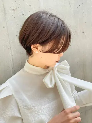 ショート カラー 林 美佑のヘアスタイル
