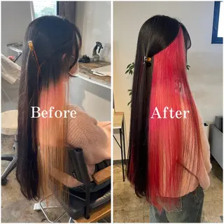 ロング カラー ムラ修正/ ハイトーン💖Riaのヘアスタイル