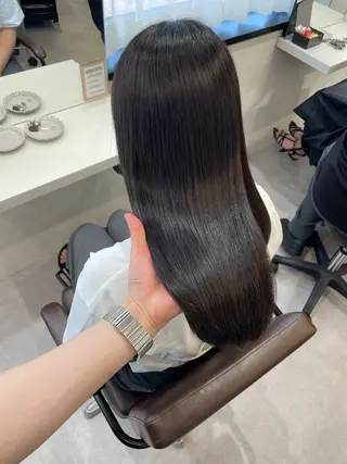 セミロング 髪質改善×韓国ヘア HIROのヘアスタイル