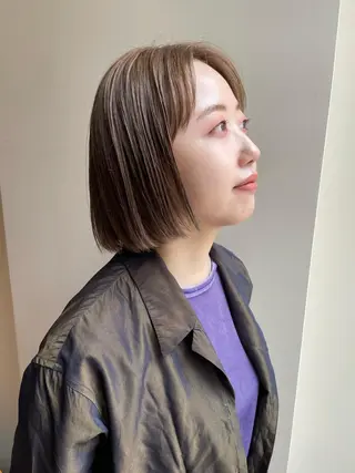 ショート ボブ ホノカのヘアスタイル