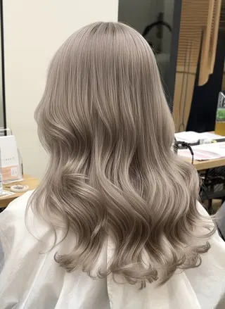 ロング カラー belle   表参道　terrace所属・抜きっぱなしブロンド /ハイトーン/カナタのヘアスタイル