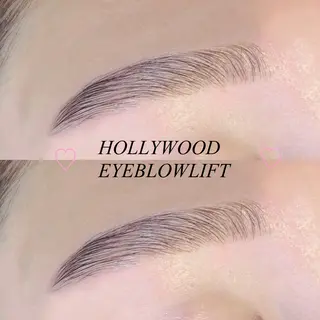 ハリウッドブロウ➕眉ワックス
パーマ剤で毛流れを整え、自眉を活かして眉形を作る施術です！ | マリーテレジア 🎀MIKU