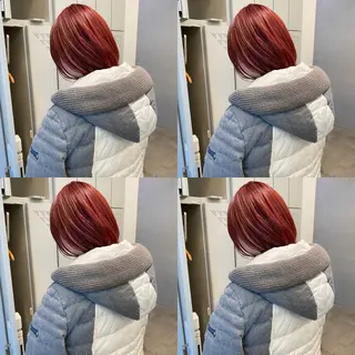 ミディアム カラー ♡ハッシュカット/ レイヤー/yucoのヘアスタイル