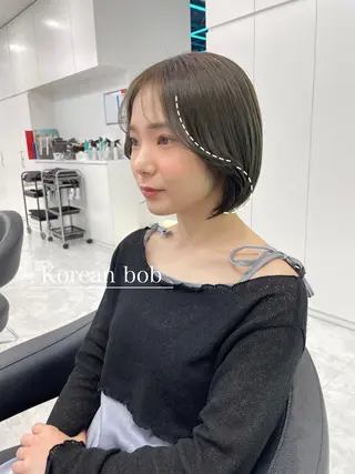 セミロング カラー ヘアアレンジ Ella所属・nana【艶髪】/ レイヤー/縮毛矯正のヘアスタイル