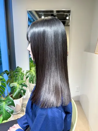 セミロング 髪質改善スペシャリス ト長尾勇弥/梅田中津のヘアスタイル