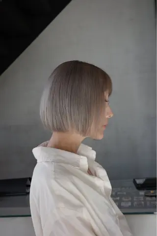ミディアム カラー Tamoto Arumuのヘアスタイル