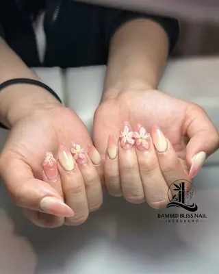 ネイル BAMBOO BLISS 研修用のネイルデザイン