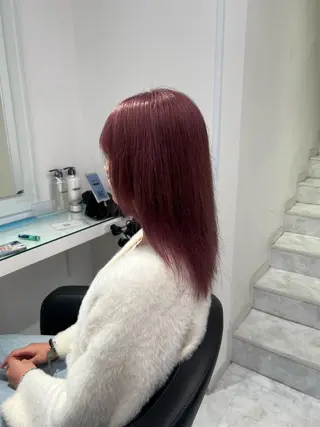 カラー ブリーチなし透明感 💗RYOTAのヘアスタイル