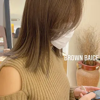 ミディアム カラー パーマ ヘアアレンジ メンズ キッズ ネイル マツエク・マツパ モリモト サナのヘアスタイル