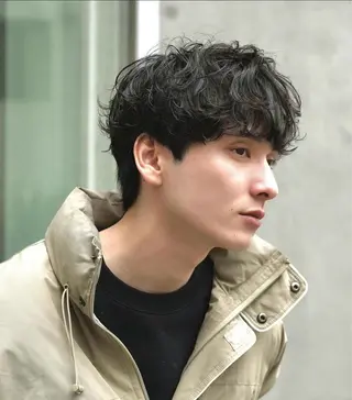 パーマ メンズ fifth / 山下 和輝 海外風スタイルのヘアスタイル