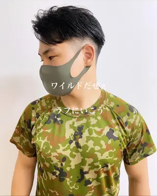 ショート カラー パーマ ヘアアレンジ メンズ 【池袋/スパイキー ショート】ⓝⓘⓜⓤのヘアスタイル