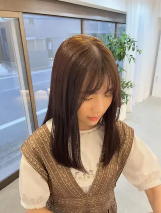 ミディアム ハルカ/ fit standのヘアスタイル