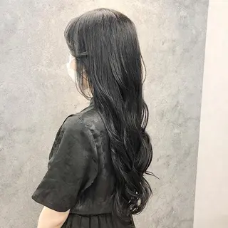 ロング 所渉/韓国レイヤー /ウルフカットのヘアスタイル