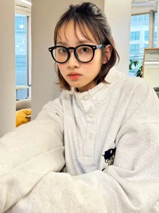 ミディアム Farbe🤍 女性限定のヘアスタイル