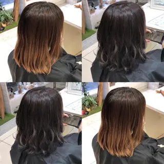 ミディアム mahiro 🦎のヘアスタイル