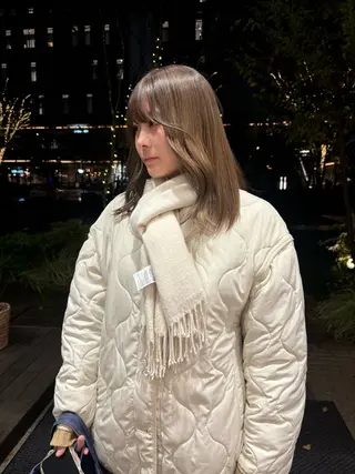 カラー げんば ななのヘアスタイル