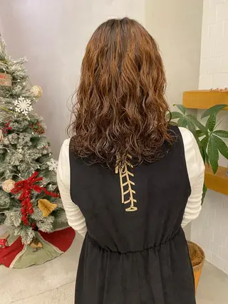 ミディアム カラー ヘアアレンジ 、 、のヘアスタイル