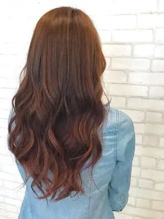 ロング カラー 中川 拓弥のヘアスタイル