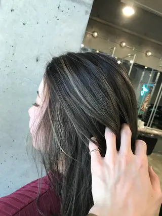 ロング カラー 竹嶌 健吾のヘアスタイル