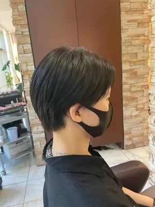 ショート 新籾 尚哉のヘアスタイル