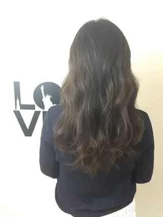 セミロング カラー ✂️小顔カット✂️ 山本有紀のヘアスタイル