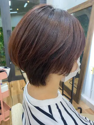 ショート おおつき ありかのヘアスタイル