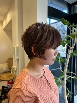 ショート 國原 姫菜のヘアスタイル
