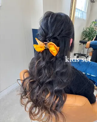 ヘアアレンジ キッズ 髪の家 tiki所属・髪の家 tikiのヘアスタイル