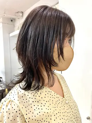 ミディアム 🦋透明感 艶カラー Rie🦋のヘアスタイル