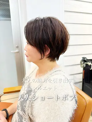 ショート newline銀座所属・銀座ショート/ 大人ショート/金子涼のヘアスタイル