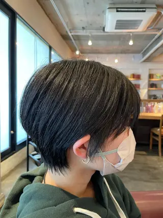ショート 韓国風カット/ 髪質改善 黒崎のヘアスタイル