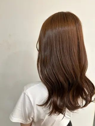 ミディアム 高崎/暖色カラー /近藤莉々香のヘアスタイル