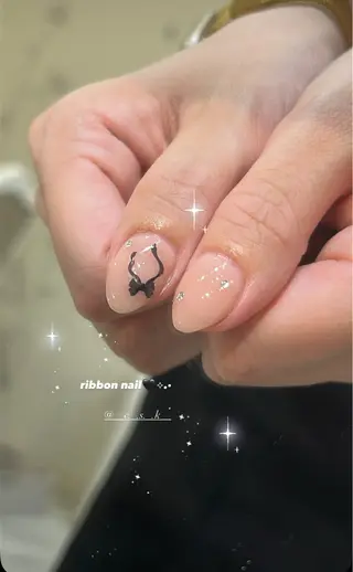 ネイル 🎀チーク/ちゅるん 🫧chisa🎀のネイルデザイン