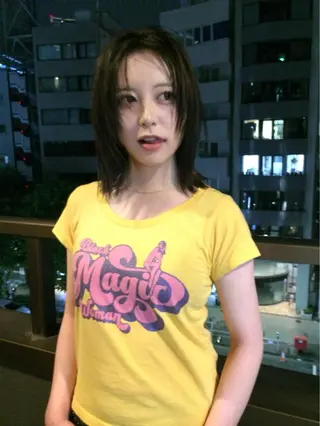 ミディアム SALOWIN原宿iori店 1F所属・ﾃﾞｻﾞｲﾝｶﾗｰ /ﾕｳﾀﾏﾝ👽のヘアスタイル