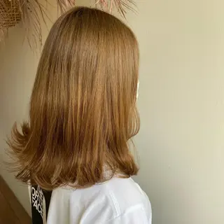 ミディアム 清原 里菜のヘアスタイル