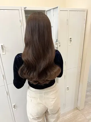 ロング 韓国モテhair🍑 momoのヘアスタイル